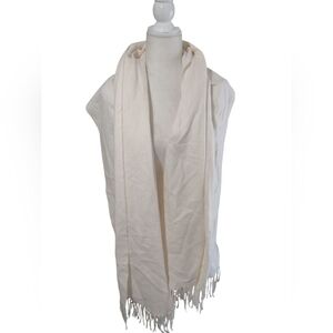 Liz Claiborne Scarf Cream‎ Heather One Size Fits Most Warm Chic Neutral Timeless